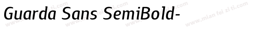 Guarda Sans SemiBold字体转换